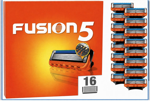 16x pcs gillette fusion - fusion, 5