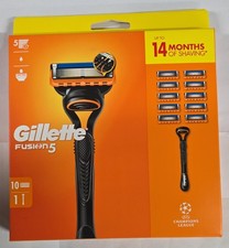 GILLETTE FUSION5  1 Razor & 10